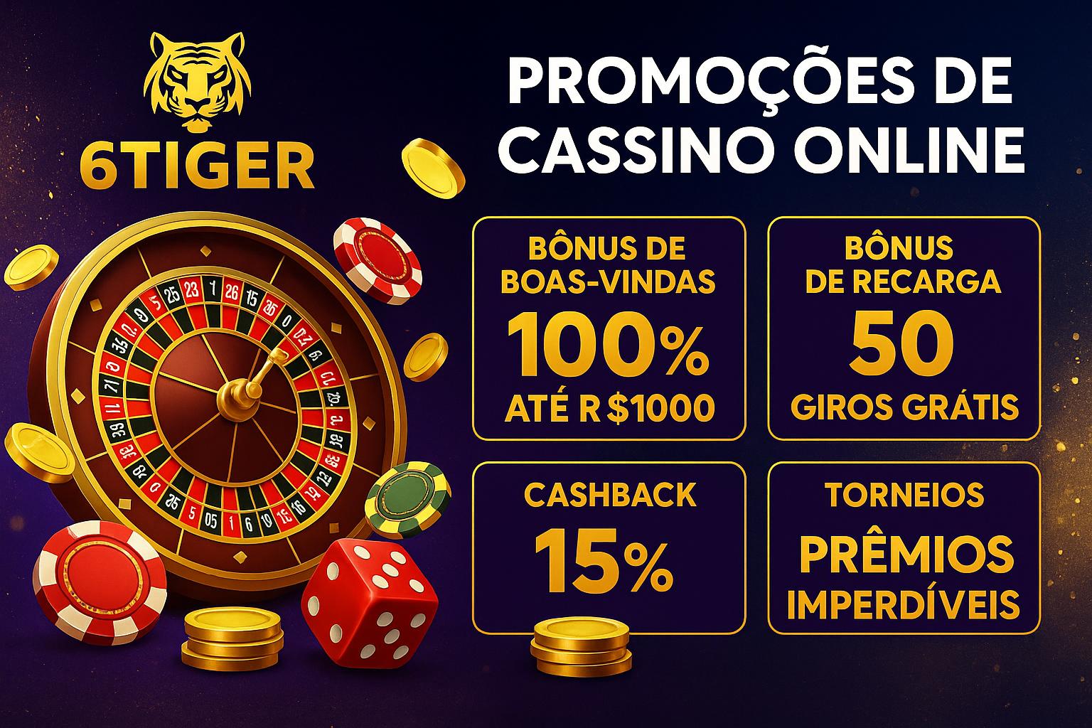 O bônus promocional 6TIGER é uma ótima maneira de começar sua aventura