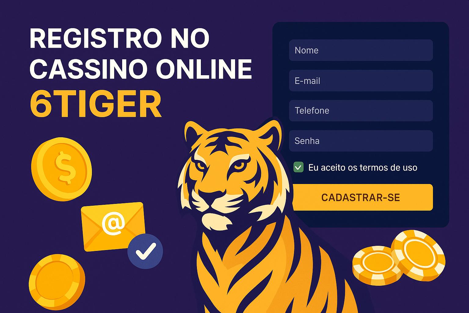 Não Perca tempo, o rRgistro na site 6TIGER